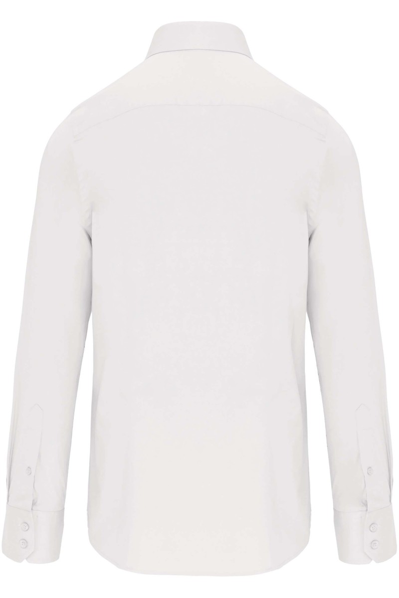 Chemise coton / élasthanne manches longues