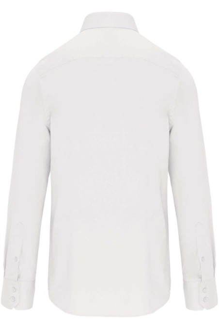 Chemise coton / élasthanne manches longues