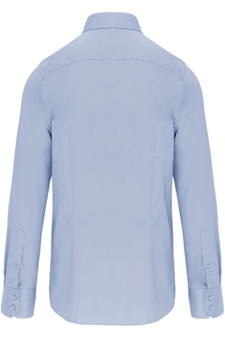 Chemise coton / élasthanne manches longues
