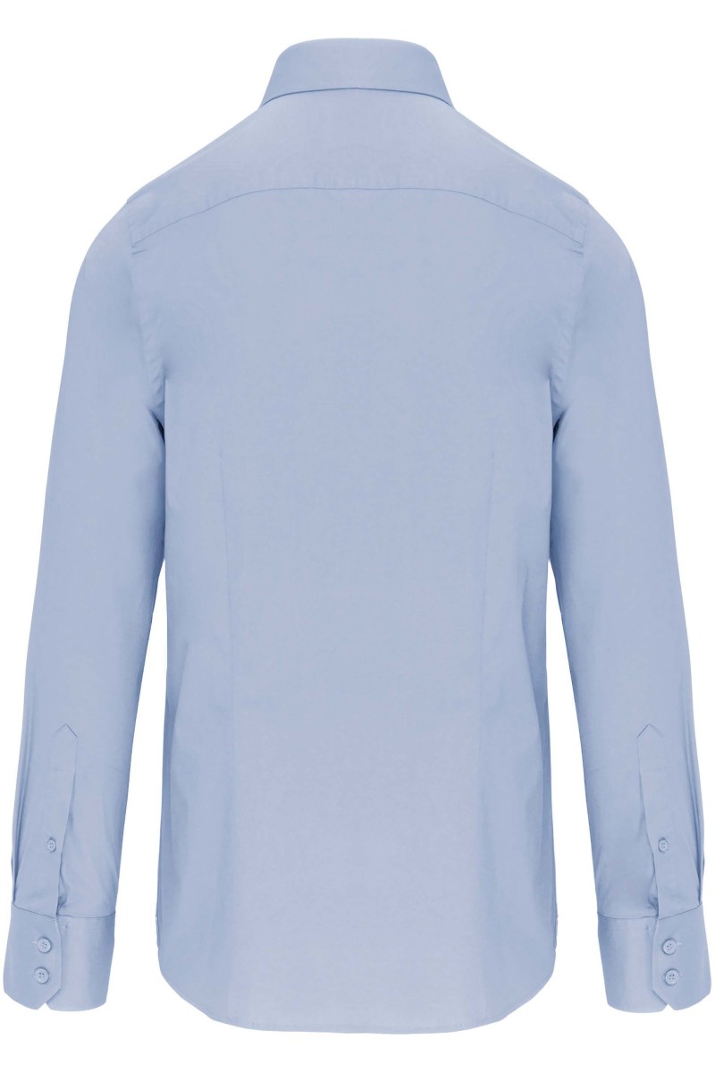 Chemise coton / élasthanne manches longues