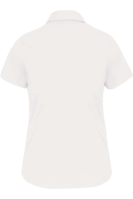 Chemise coton / élasthanne manches courtes femme