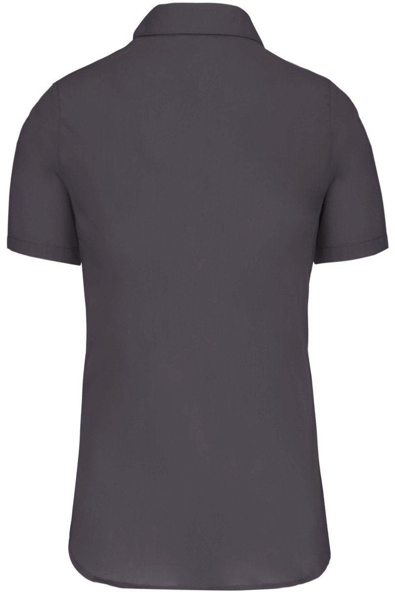 Chemise popeline manches courtes femme