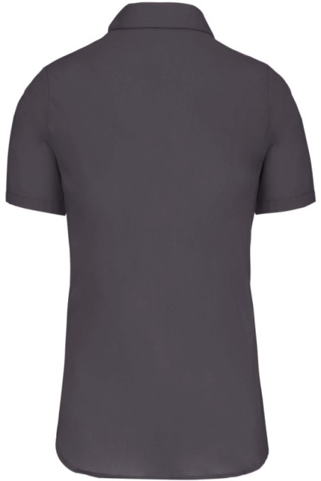 Chemise popeline manches courtes femme