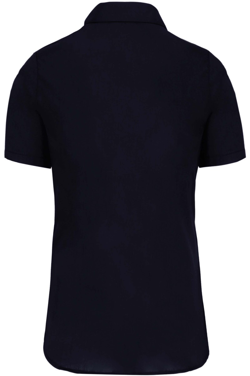 Chemise popeline manches courtes femme