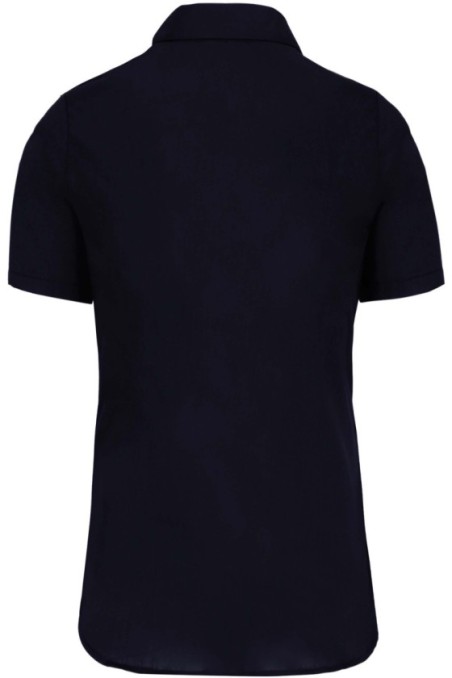 Chemise popeline manches courtes femme