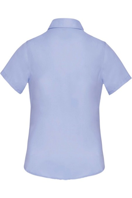 Chemise popeline manches courtes femme