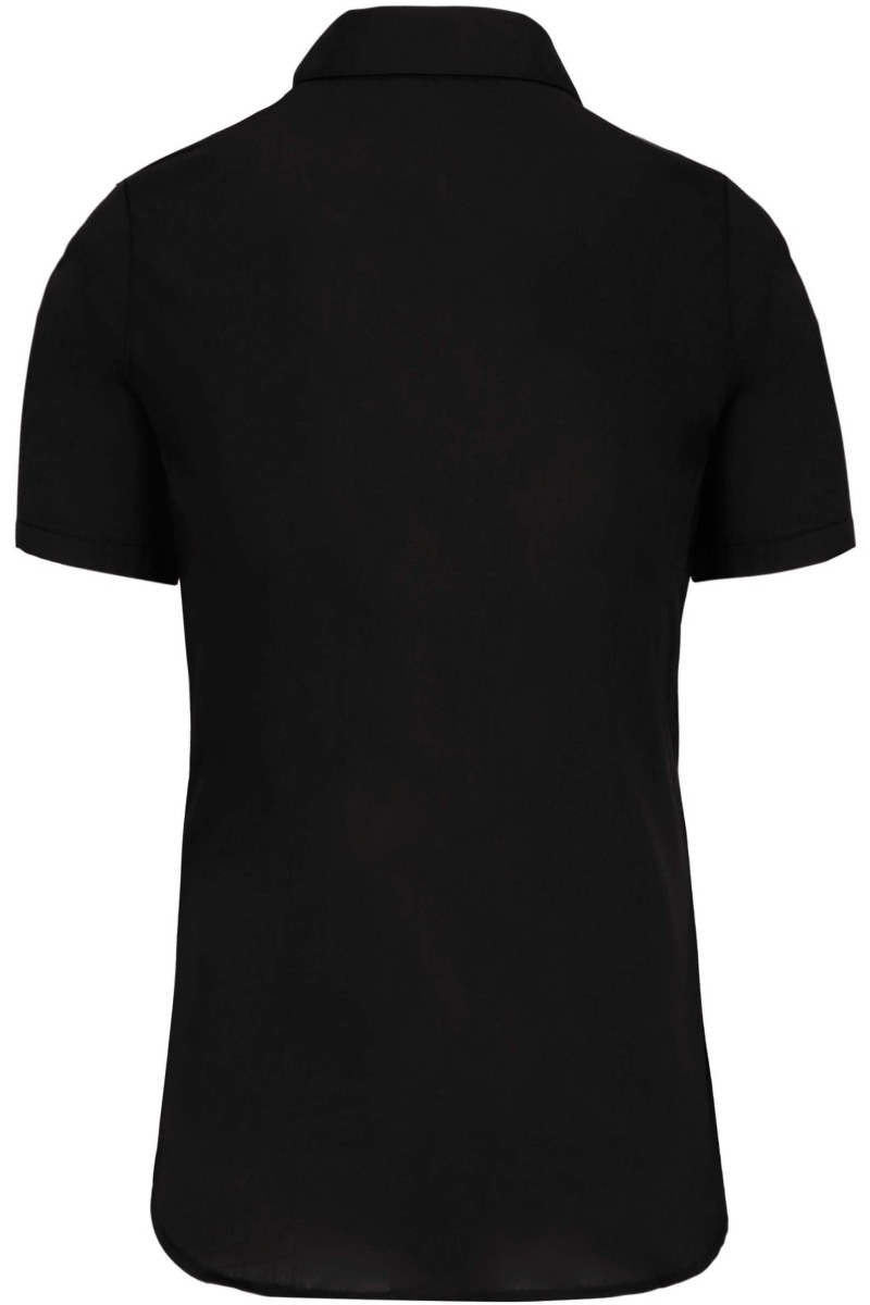Chemise popeline manches courtes femme