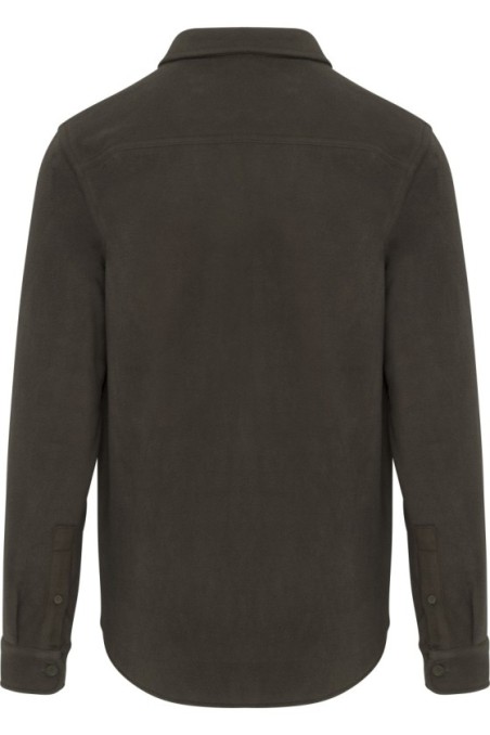 Surchemise polaire doublée sherpa polaire homme
