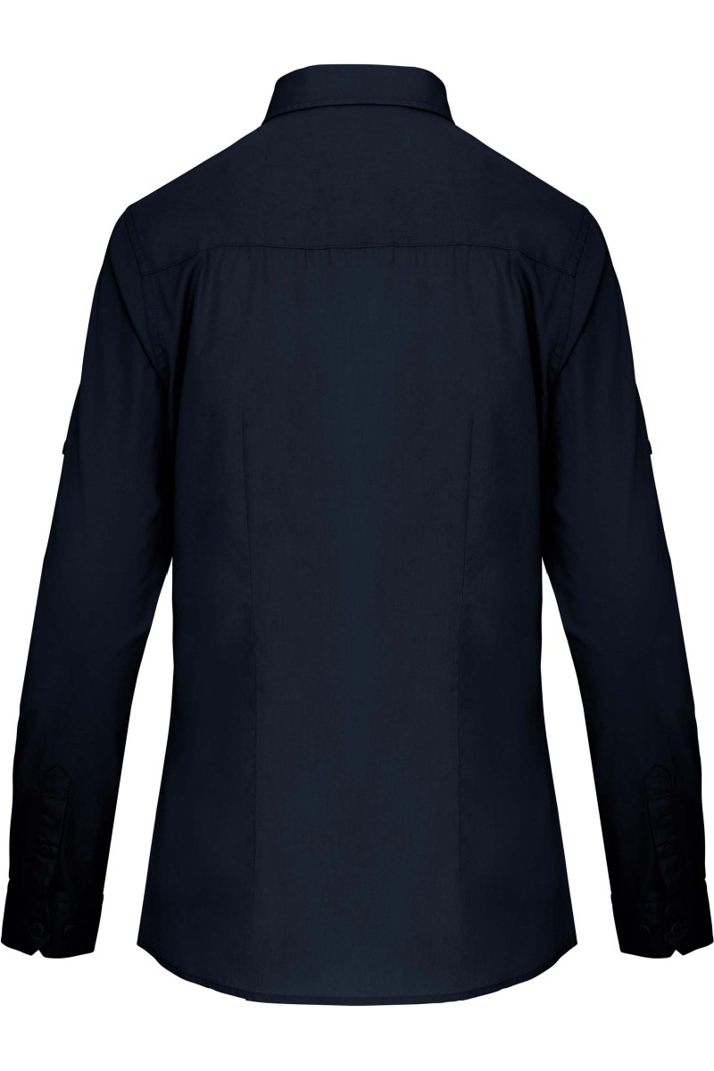 Chemise safari manches longues femme