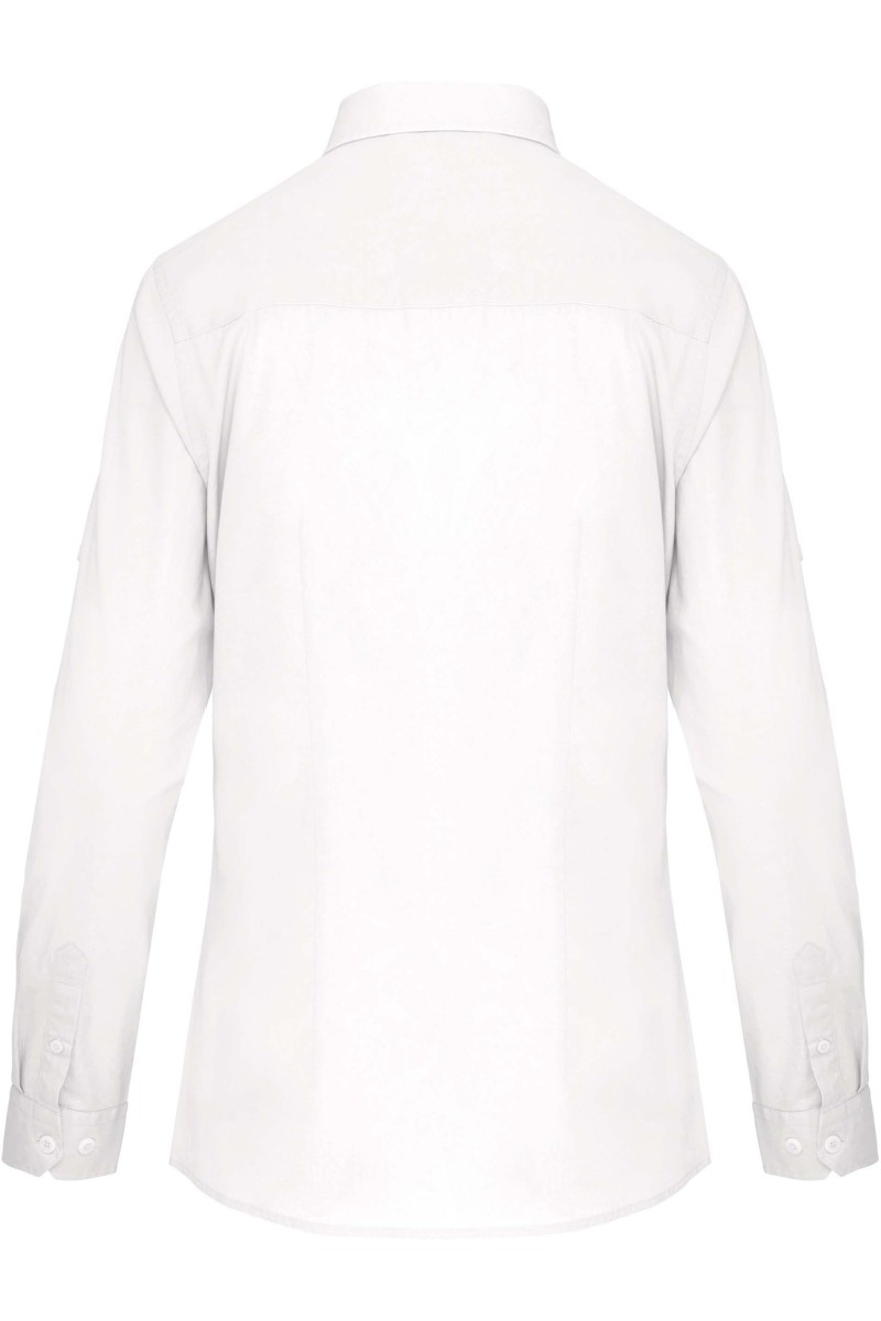 Chemise safari manches longues femme