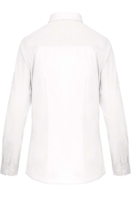 Chemise safari manches longues femme