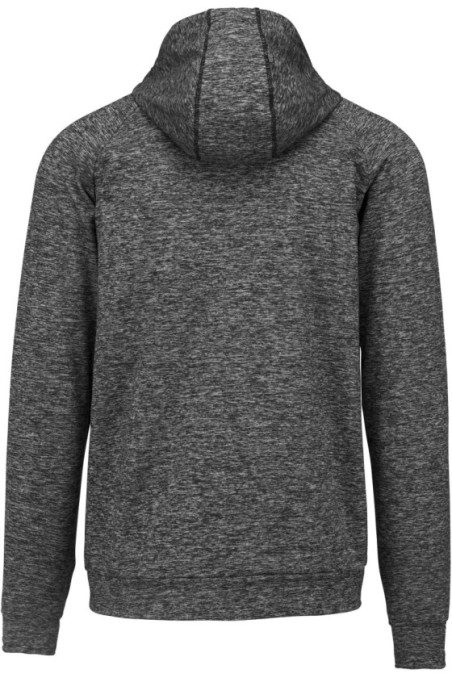 Sweat-shirt à capuche 1/4 zip sport unisexe