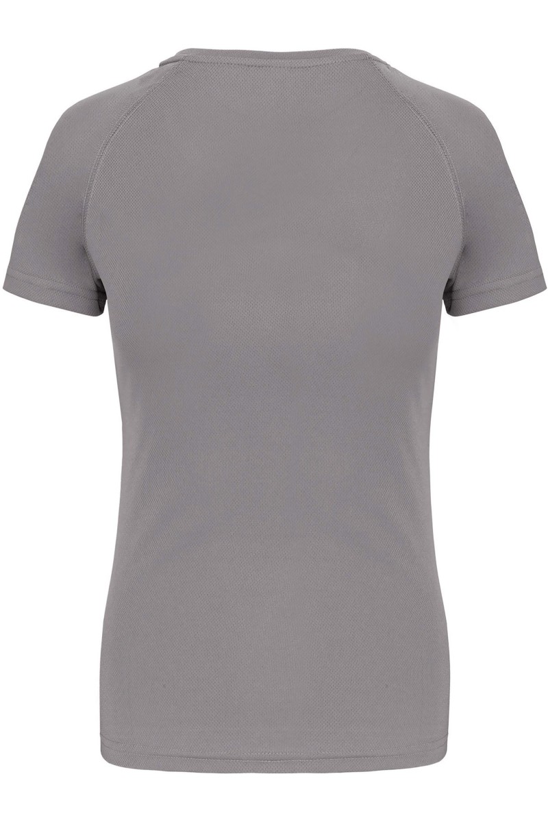 T-shirt de sport manches courtes col v femme