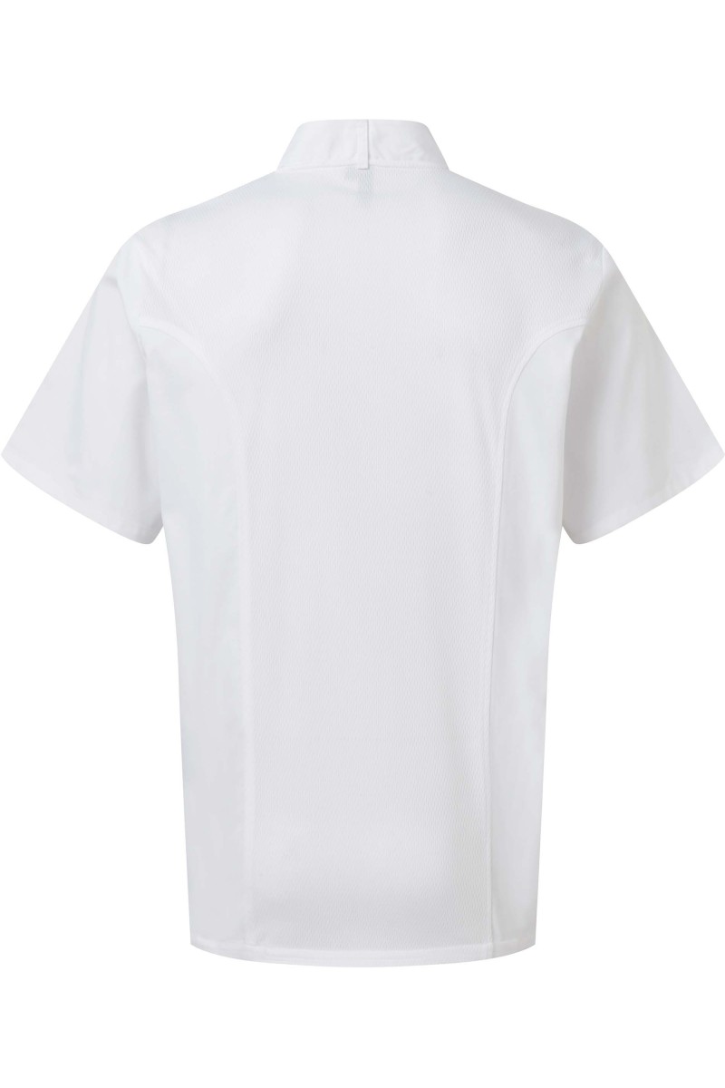 Veste chef cuisinier manches courtes Coolchecker®