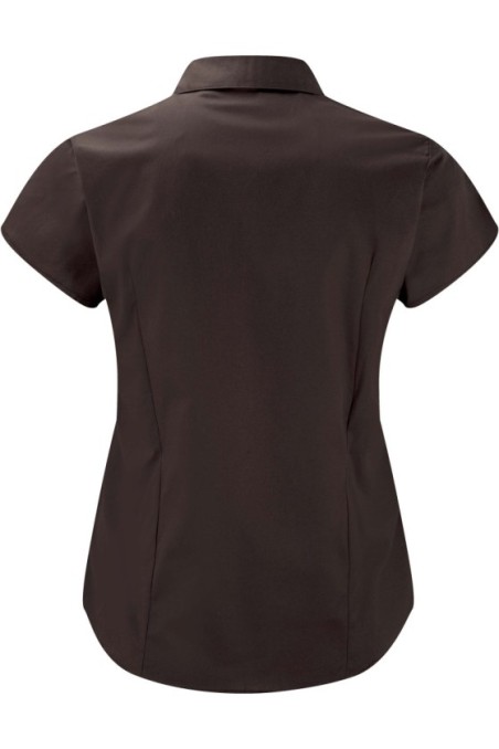 CHEMISE FITTÉE FEMME MANCHES COURTES