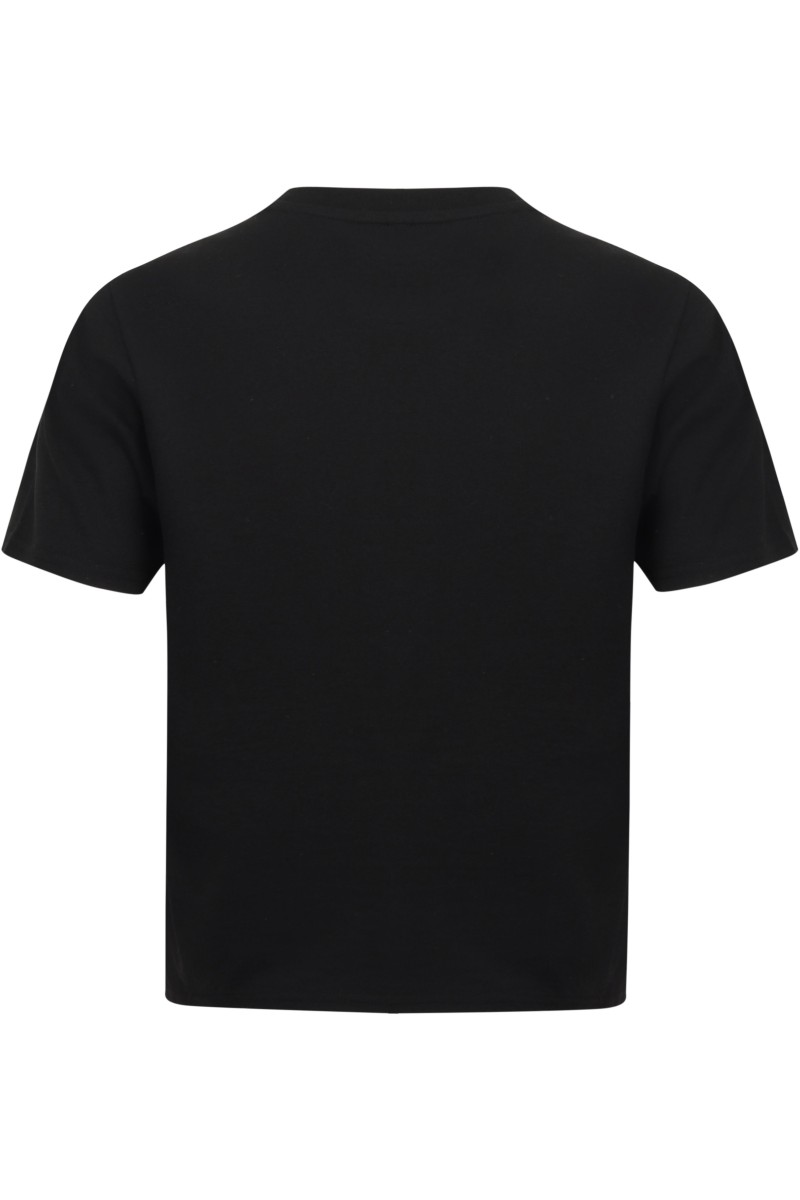 T-SHIRT COURT COUPE CARRÉE FEMME