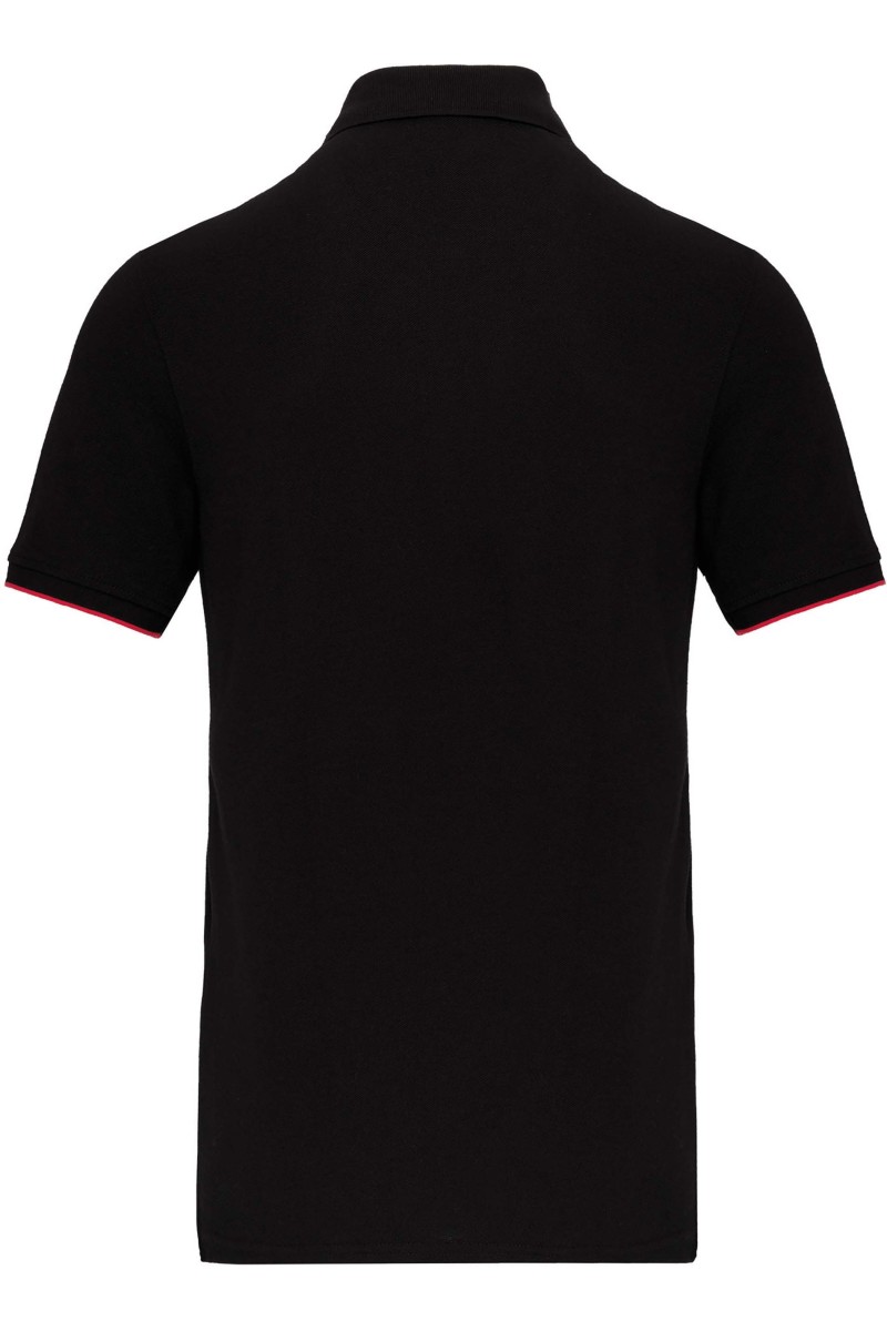 Polo DayToDay contrasté manches courtes homme