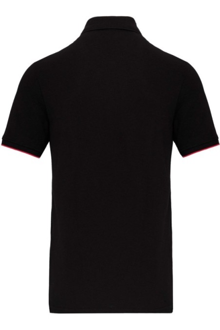 Polo DayToDay contrasté manches courtes homme