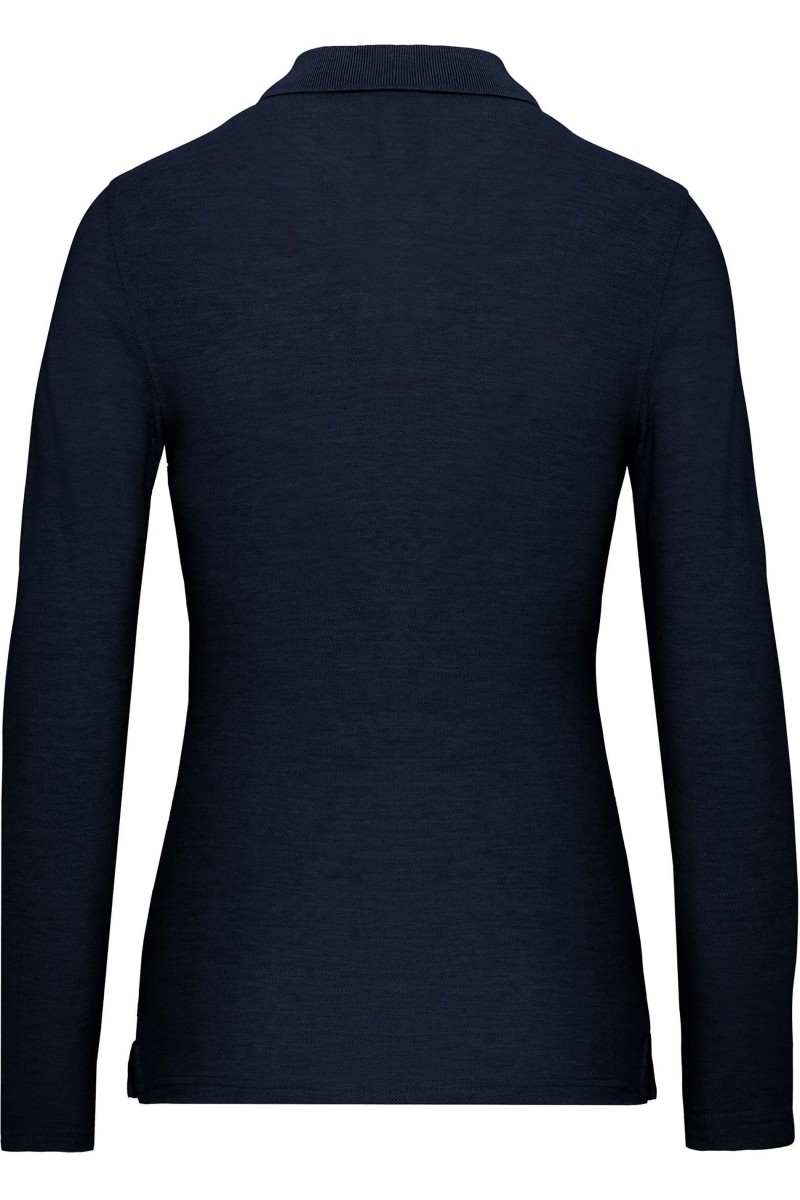 Polo manches longues femme