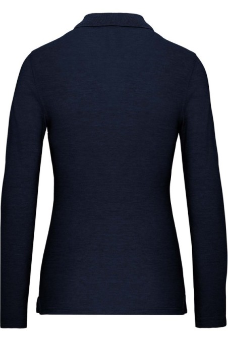 Polo manches longues femme