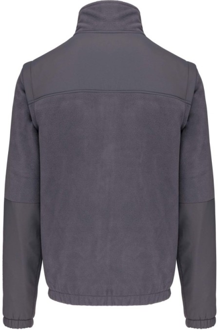 Veste polaire manches amovibles homme