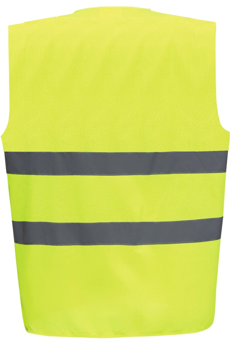 Gilet à 2 bandes haute visibilité