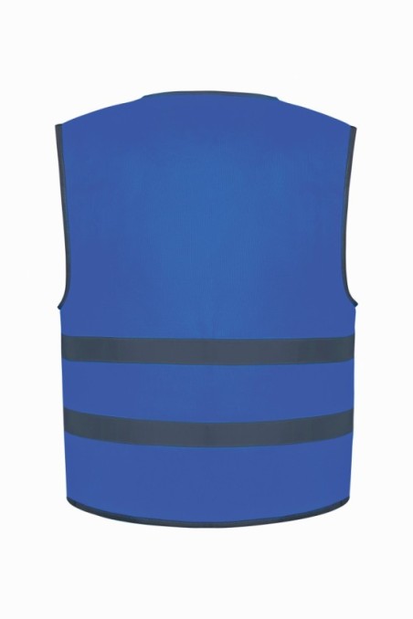 Gilet avec bordures et bandes réfléchissantes