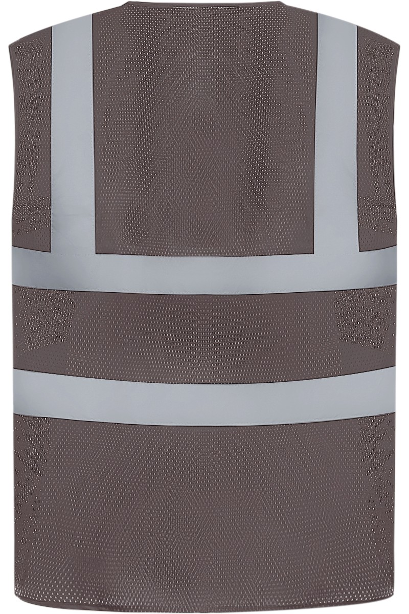 Gilet haute visibilité à maille ajourée recyclée
