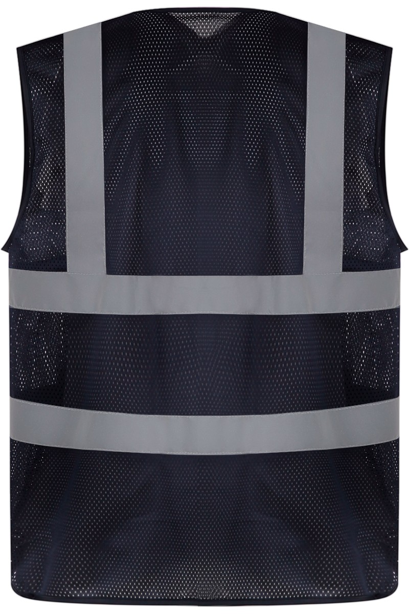 Gilet haute visibilité à maille ajourée recyclée