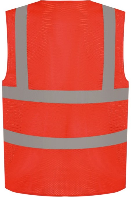 Gilet haute visibilité à maille ajourée recyclée