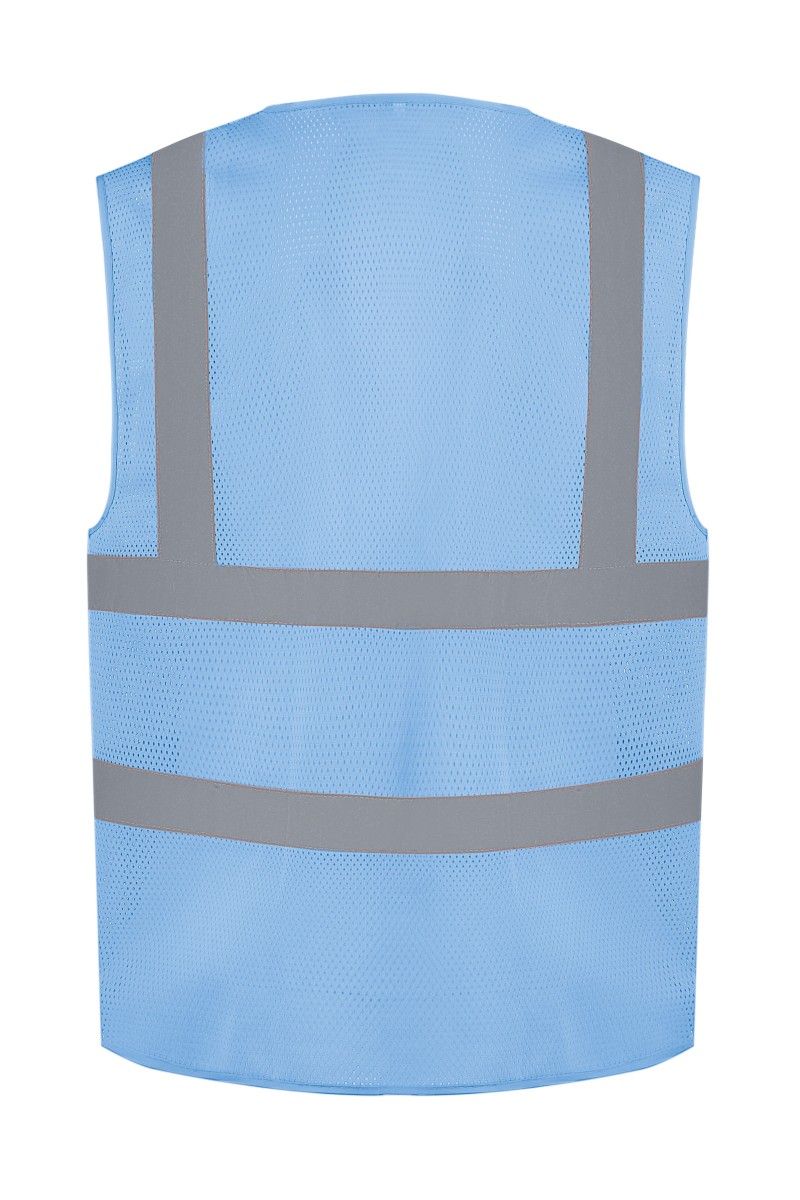 Gilet haute visibilité à maille ajourée recyclée