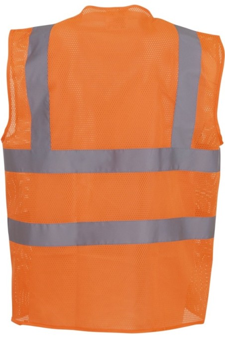 Gilet haute visibilité à maille ajourée recyclée