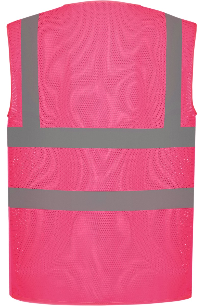 Gilet haute visibilité à maille ajourée recyclée