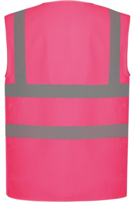 Gilet haute visibilité à maille ajourée recyclée