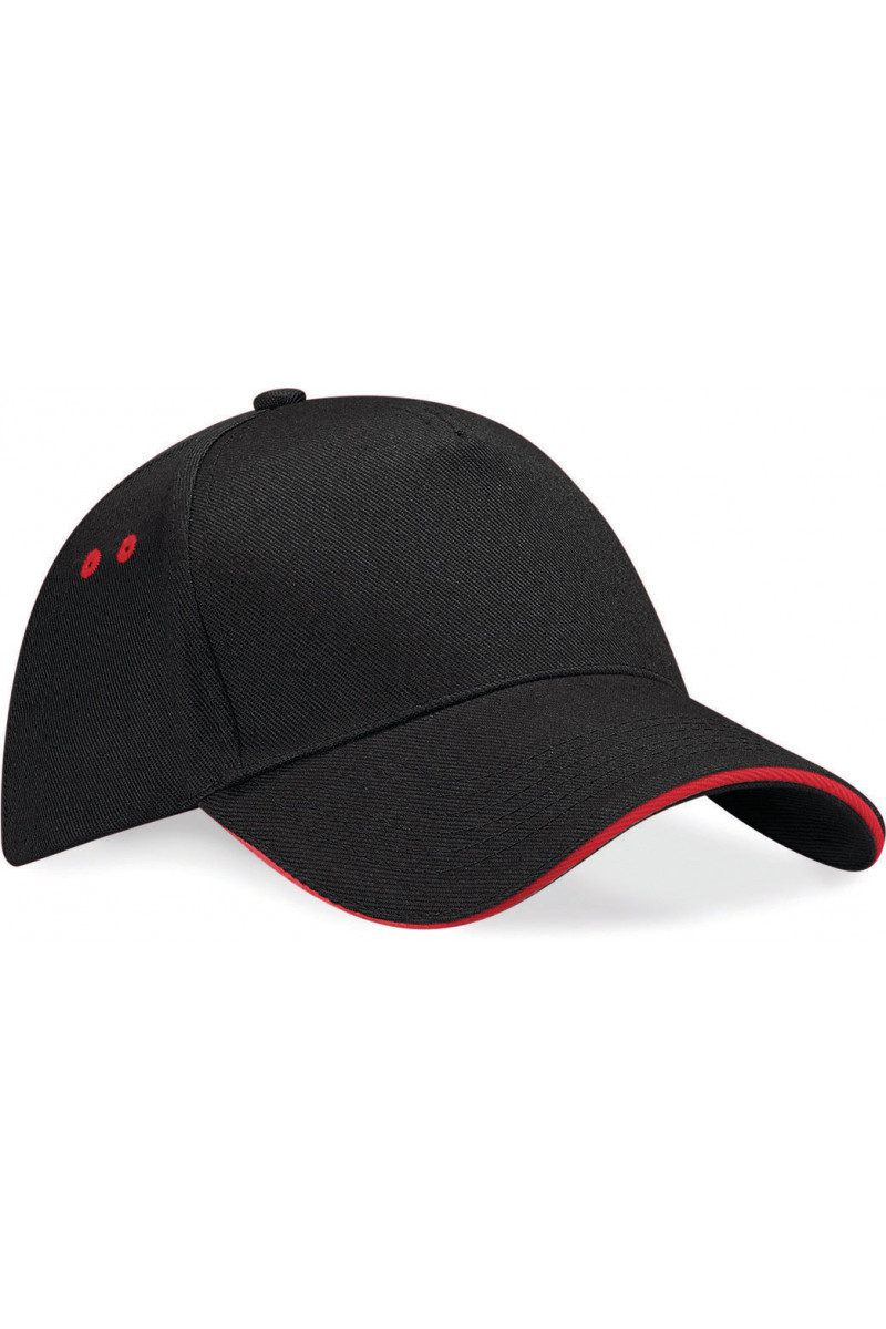 Casquette homme Ultimate à 5 panneaux sandwich contrasté