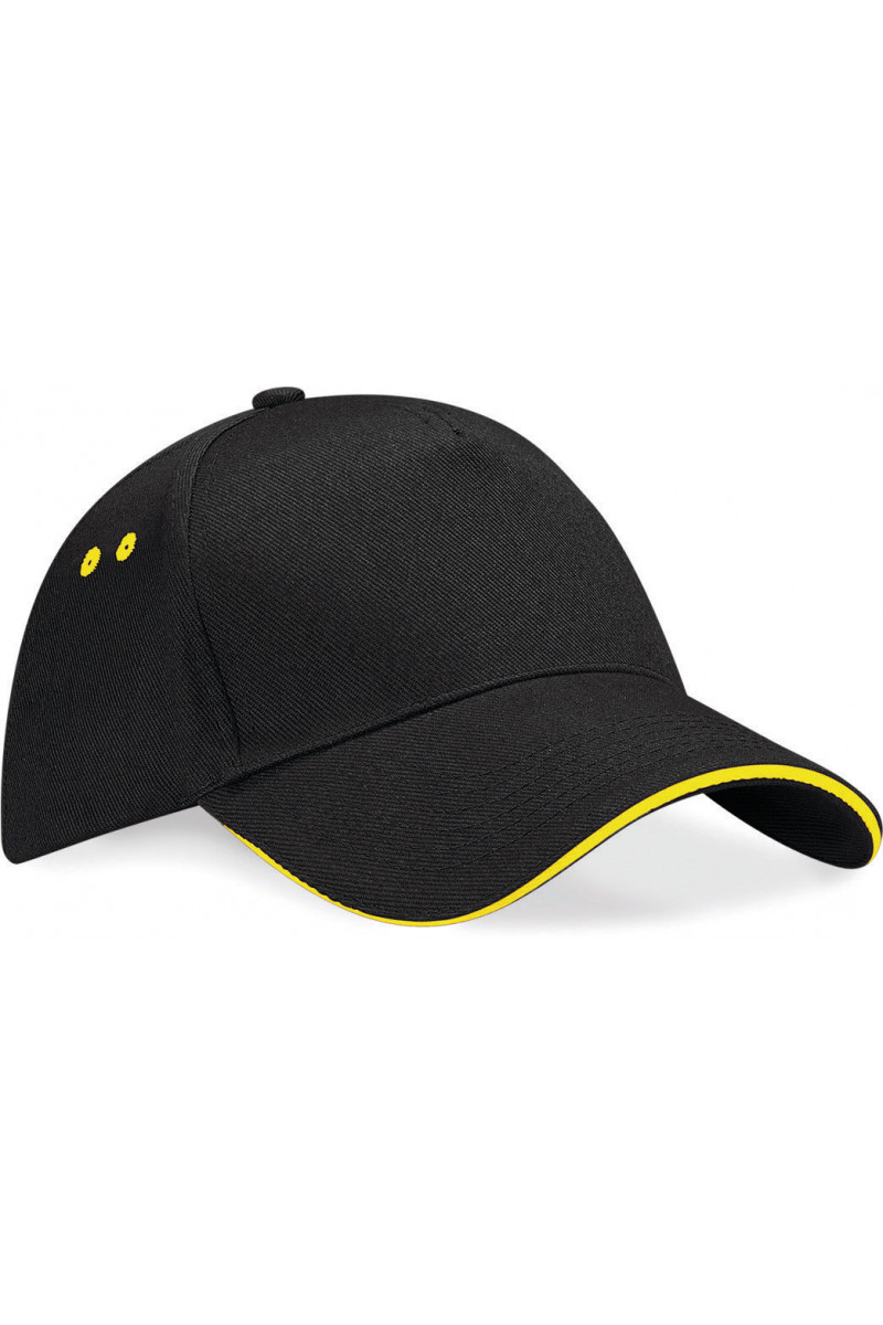 Casquette homme Ultimate à 5 panneaux sandwich contrasté