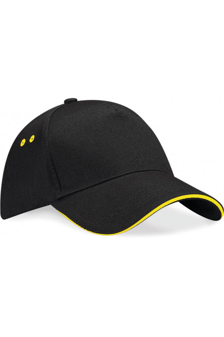 Casquette homme Ultimate à 5 panneaux sandwich contrasté