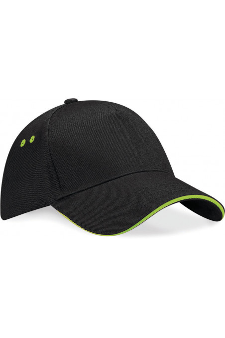 Casquette homme Ultimate à 5 panneaux sandwich contrasté