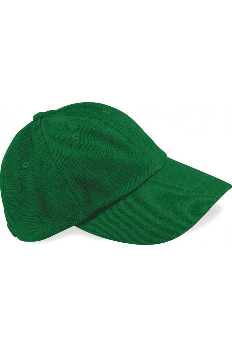 Casquette homme profil bas en coton brossé - 6 panneaux