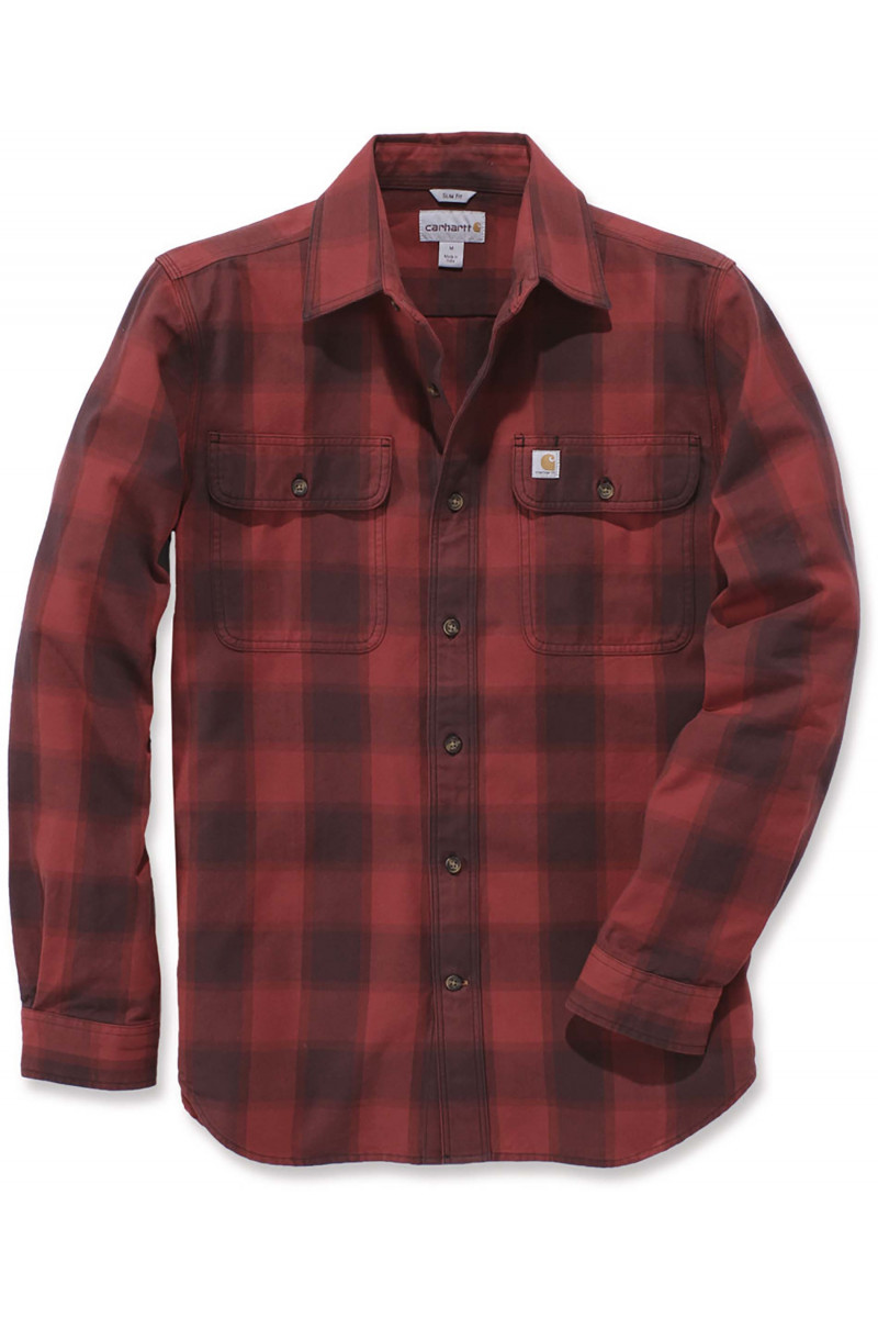 Chemise slim à carreaux