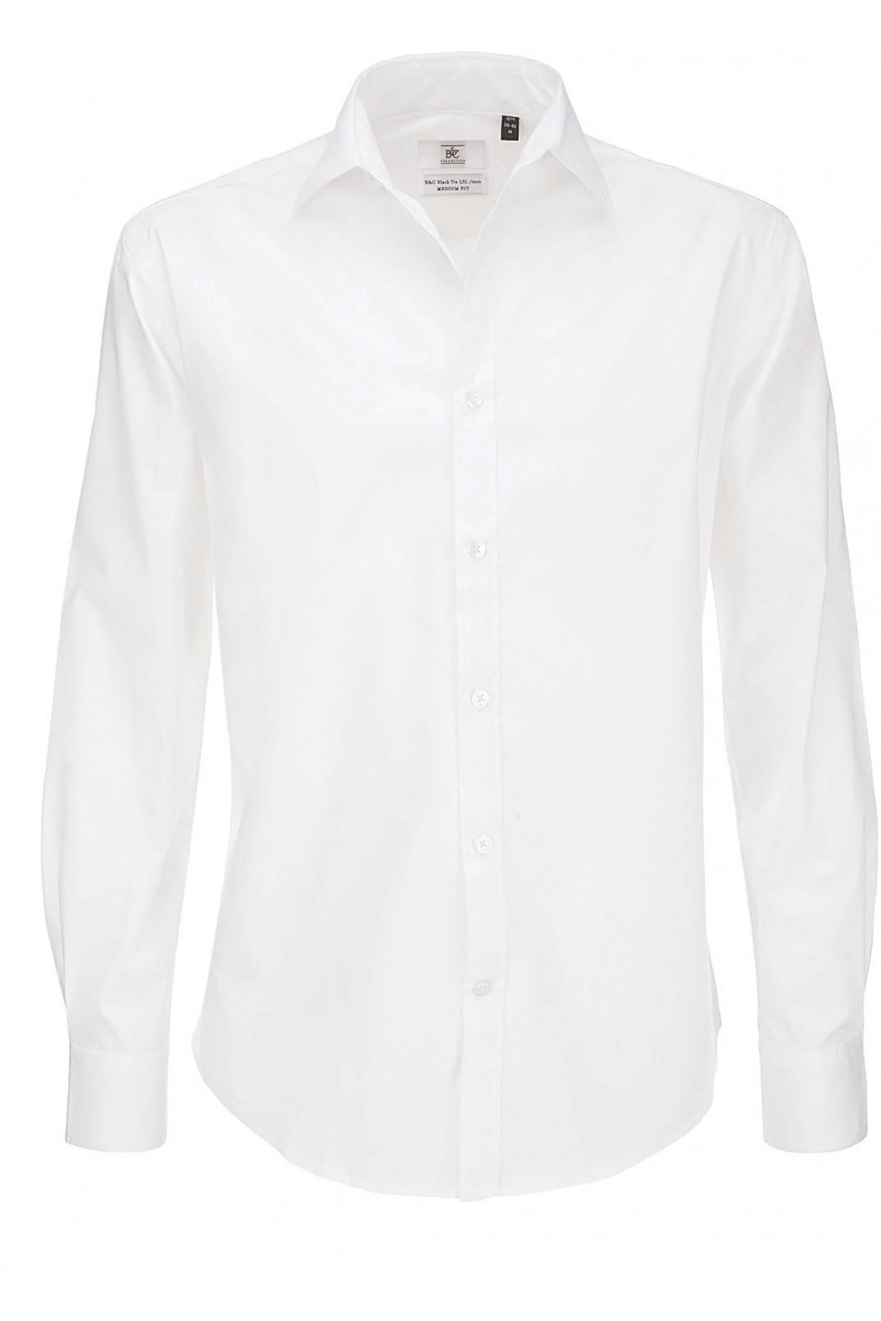 Chemise stretch homme manches longues Black Tie