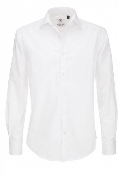 Chemise stretch homme manches longues Black Tie