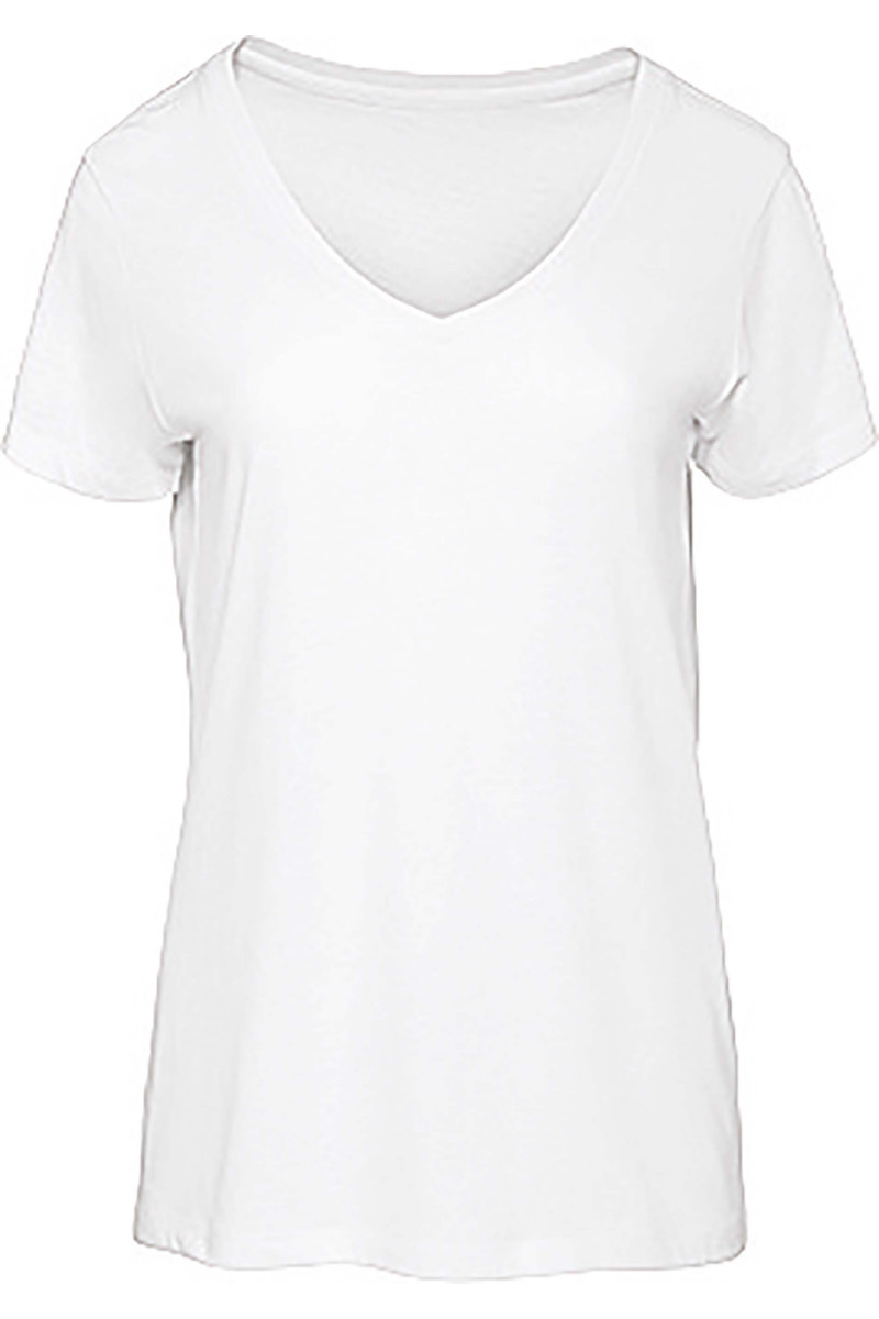 T-shirt Organic Inspire col V Femme