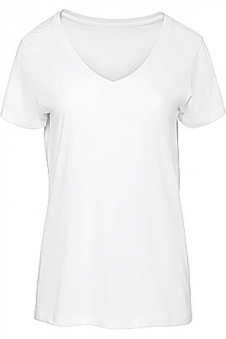 T-shirt Organic Inspire col V Femme