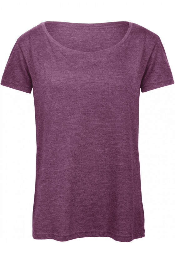 T-shirt Triblend col rond Femme