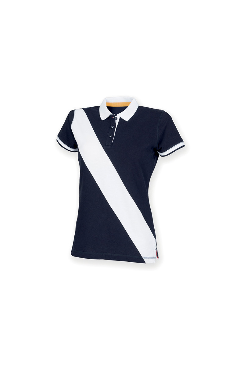 POLO FEMME DIAGONAL STRIPE