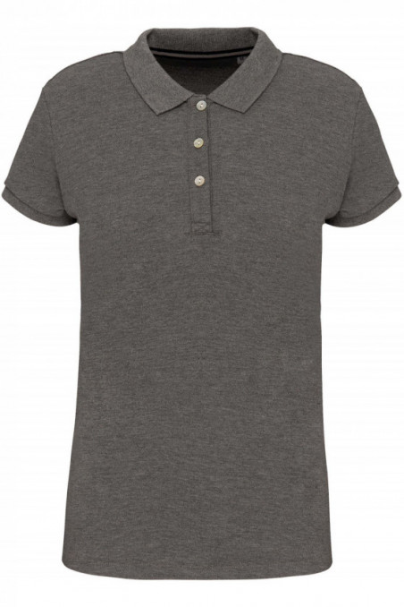 Polo Supima® manches courtes femme
