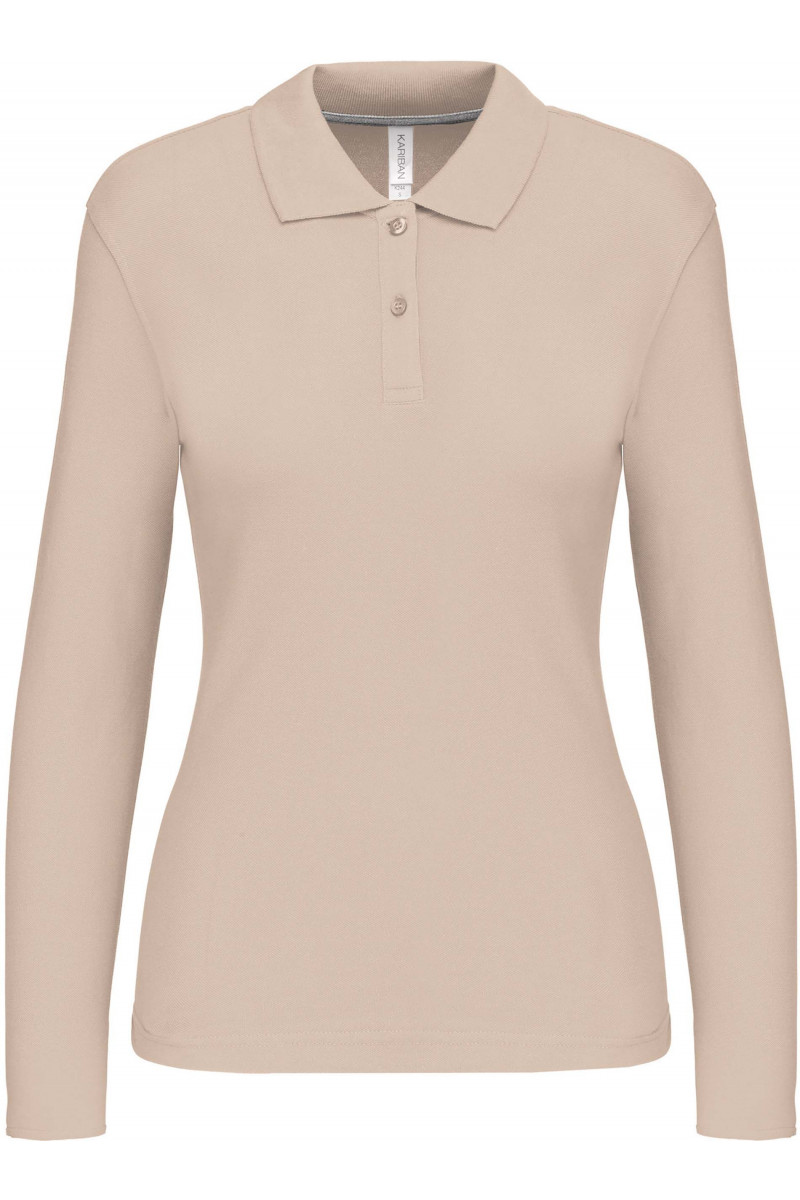 Polo manches longues femme