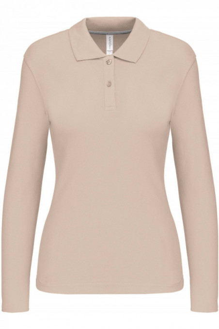 Polo manches longues femme
