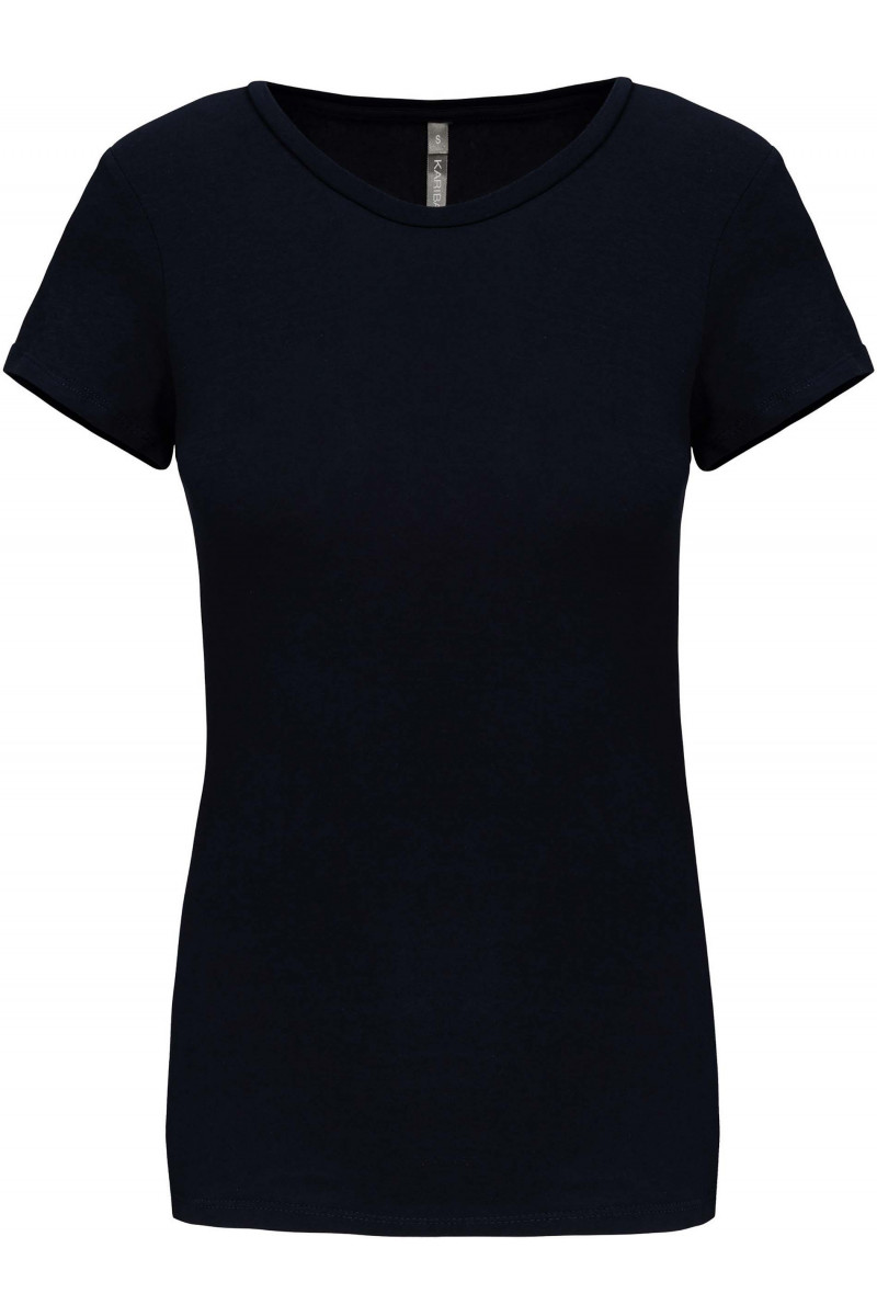 T-Shirt col rond manches courtes femme